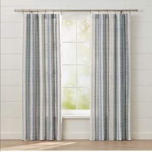 Crate and Barrel Carmelo Pattern Curtains